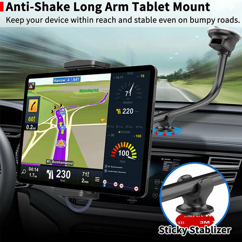 Car Tablet Holder for 4.5-12.9 Inch iPad Tablets
