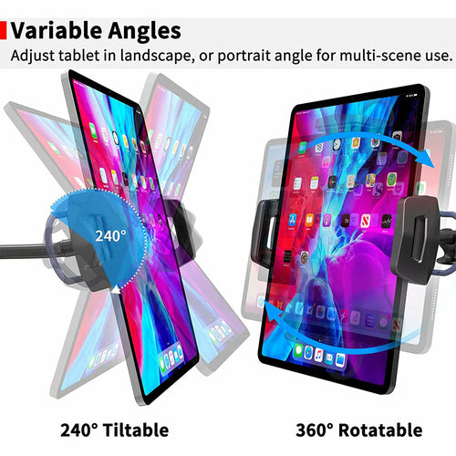Car Tablet Holder for 4.5-12.9 Inch iPad Tablets